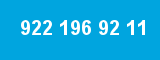 922 196 92 11